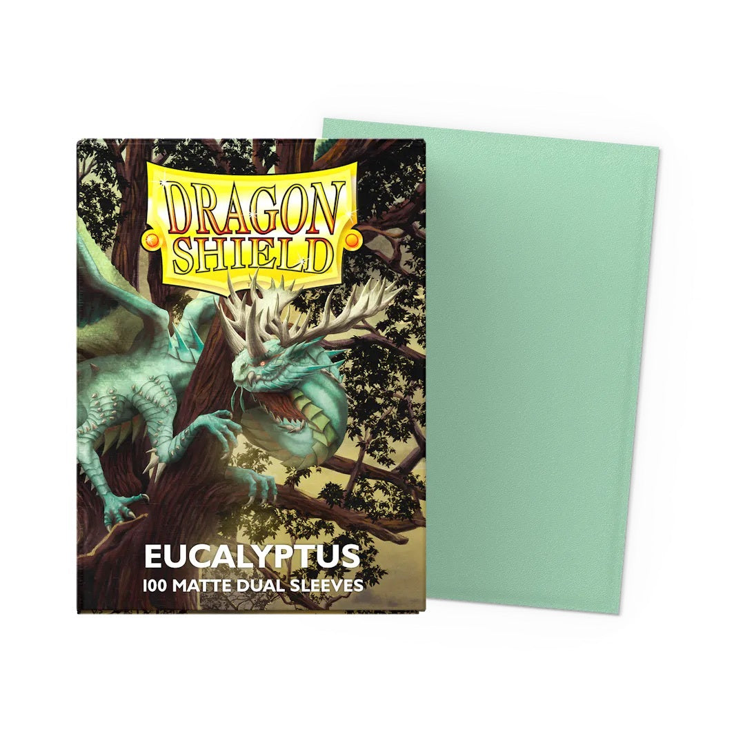 Dragon Shield 100 - Standard Deck Protector Sleeves - Dual Matte - Eucalyptus(Lehel) - AT-15049