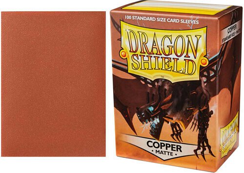 Dragon Shield 100 - Standard Deck Protector Sleeves - Matte Copper - AT-11016